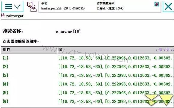 ABB機(jī)器人如何創(chuàng)建數(shù)組