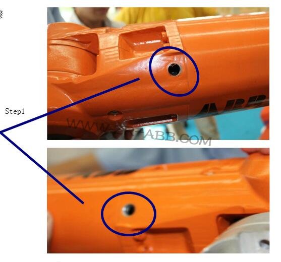 ABB機器人IRB2400系列伺服電機軸拆裝步驟流程
