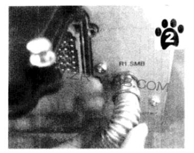 ABB機器IRB6640本體與控制柜連接的操作