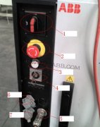 ABB機器人示教器維修常用的按鈕功能