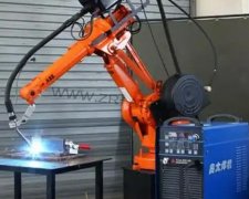 ABB焊接機(jī)器人厚鋁板焊接節(jié)氣